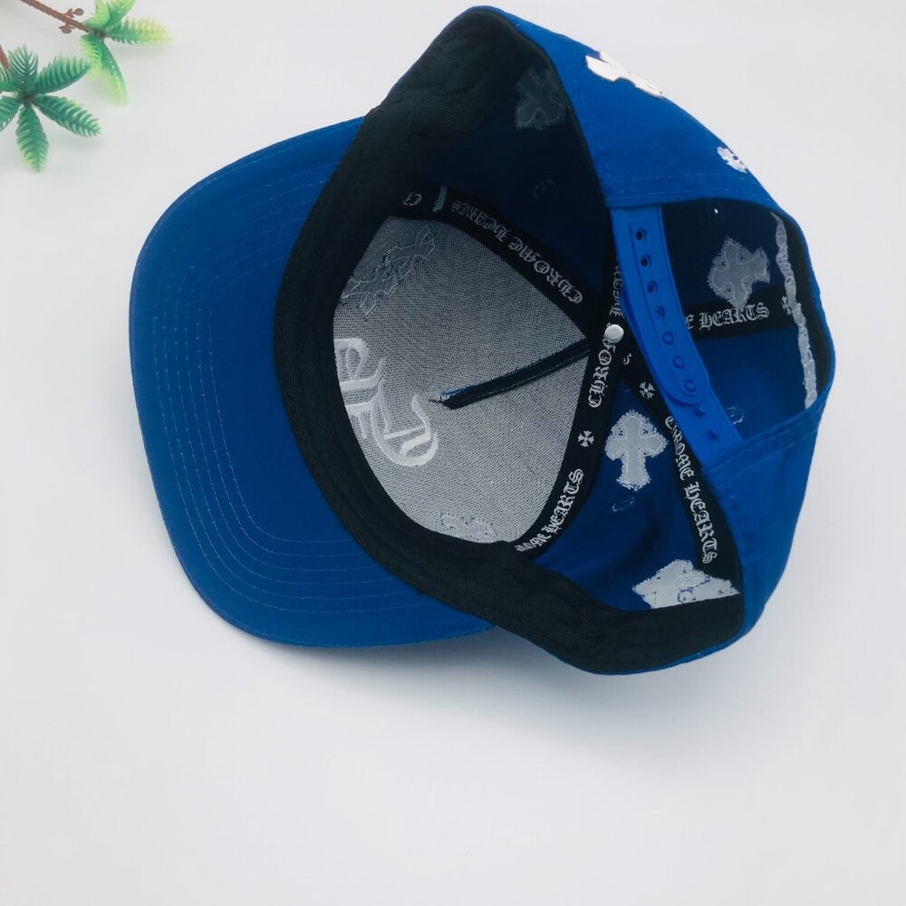Chrome Hearts blue hat with white designSns - Picture 4 of 6